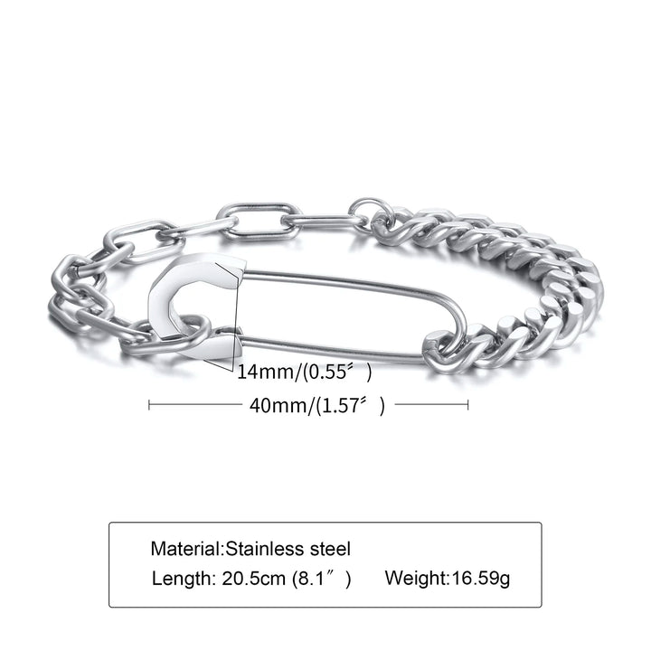 Stylish Cuban Chain Bracelet for Men-MODAUTLET