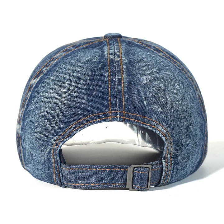 Vintage Washed Cotton Adjustable Baseball Cap – Unisex Low-Profile Dad Hat-MODAUTLET