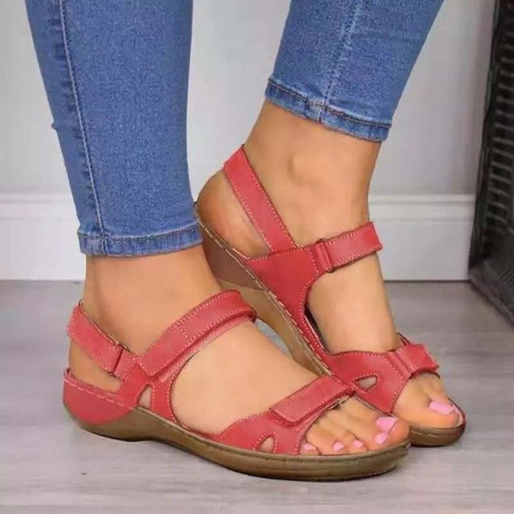 Women's Velcro Strap Orthopedic Summer Sandals-MODAUTLET