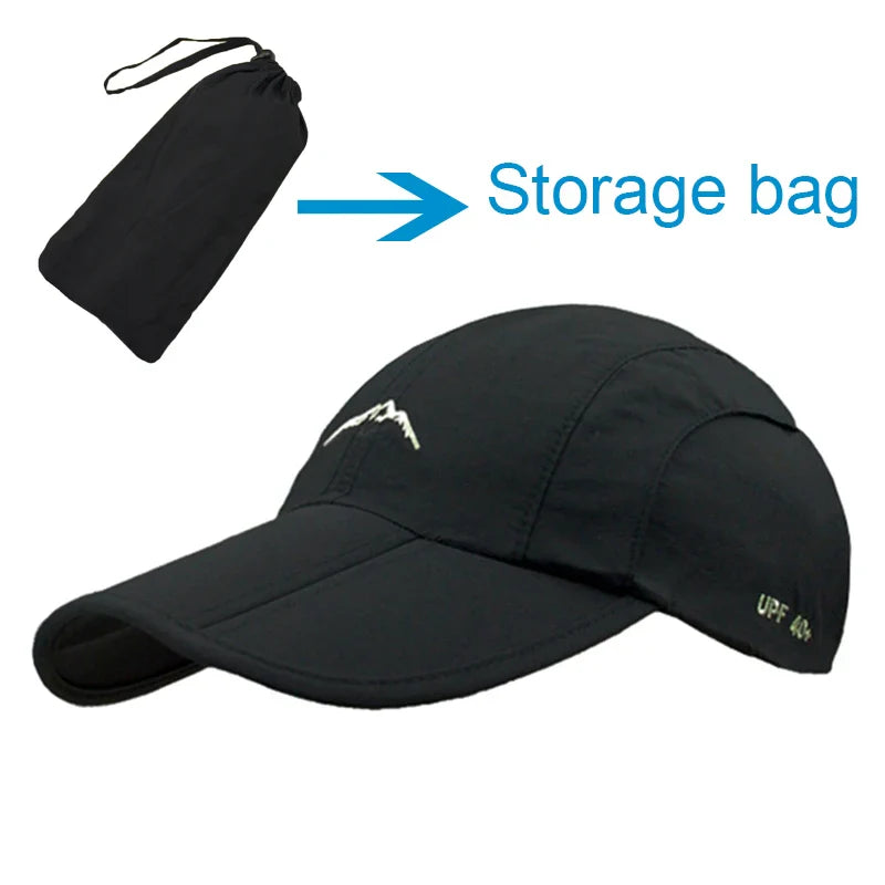 Quick-Dry Waterproof Outdoor Cap - Breathable, Foldable Unisex Hat
