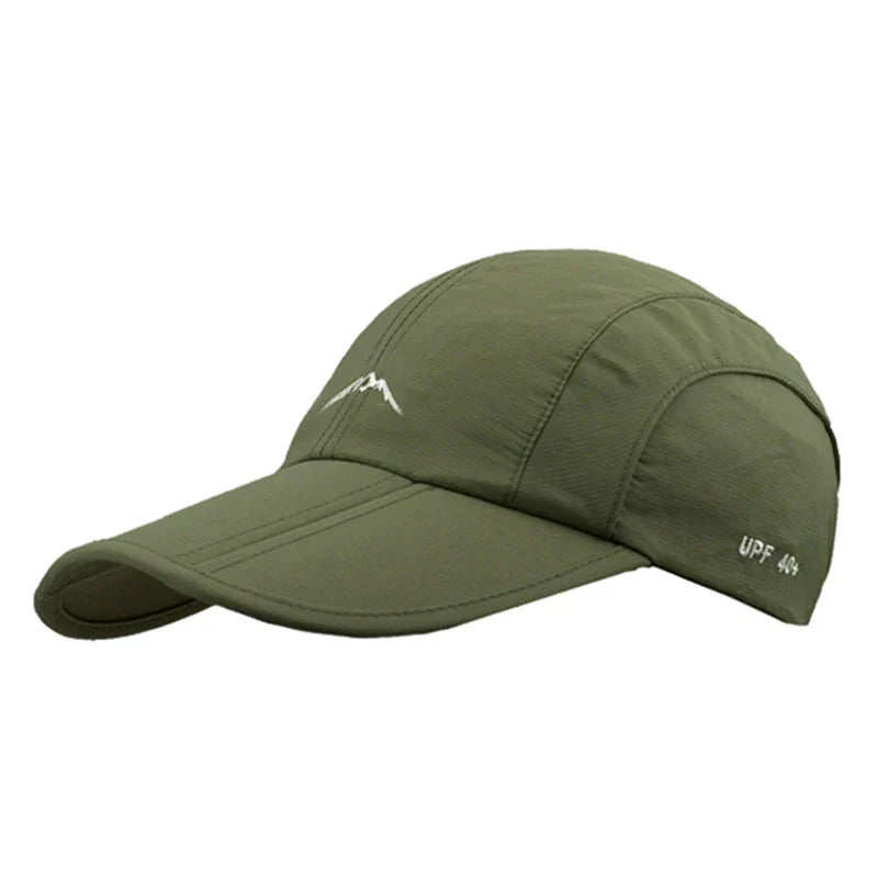 Quick-Dry Waterproof Outdoor Cap - Breathable, Foldable Unisex Hat
