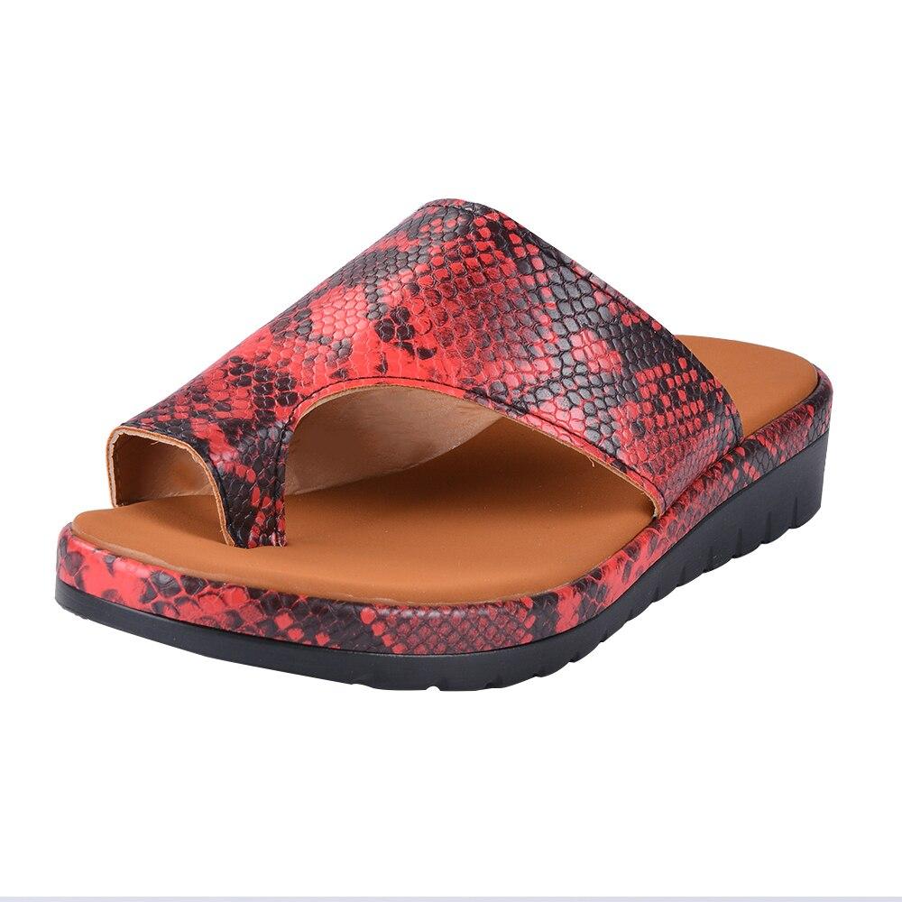Women's Shock-Absorbing Summer Breeze Sandals Red
