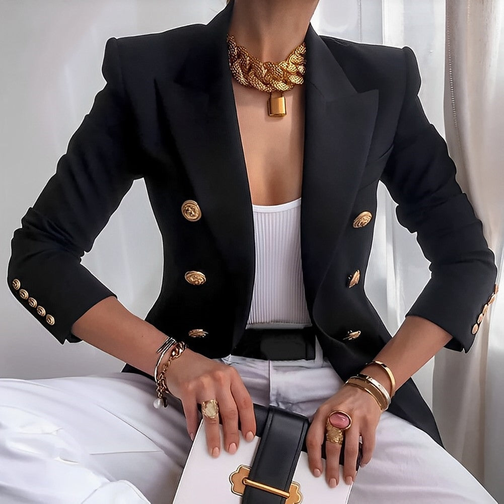 Women Tailored Blazer for Office Professional Wardrobe-MODAUTLET