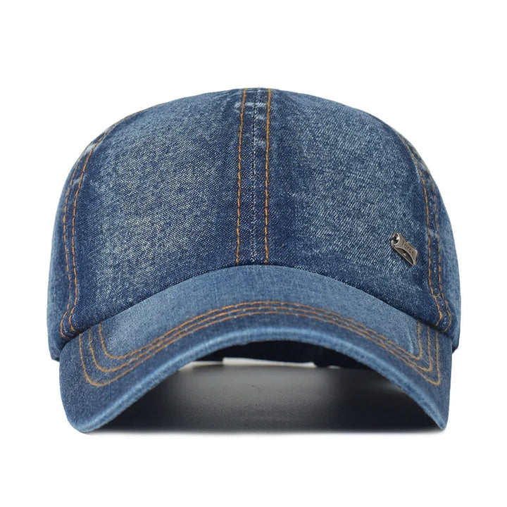 Vintage Washed Denim Hat-MODAUTLET