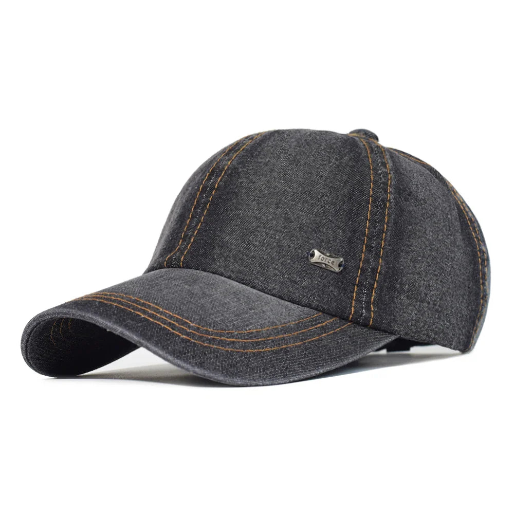 Vintage Washed Cotton Adjustable Baseball Cap – Unisex Low-Profile Dad Hat-MODAUTLET