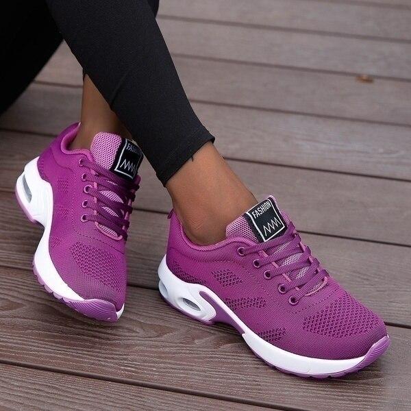 Women's Orthopedic Sports Shoes - Enduro Style Purple