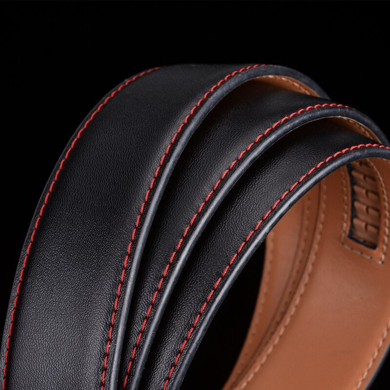 Adjustable Fit Belt with Textured Buckle for Men – Stylish & Durable-MODAUTLET