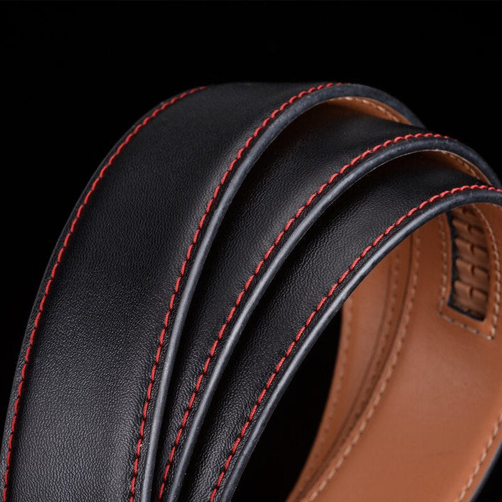 Adjustable Fit Belt with Textured Buckle for Men – Stylish & Durable-MODAUTLET
