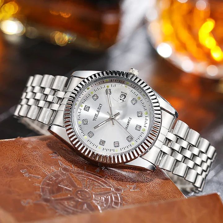 Elegant Gold Tone Watch for Timeless Style-MODAUTLET