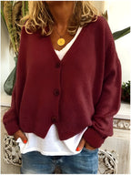 Premium Cardigan - Geneva Collection Bordeaux