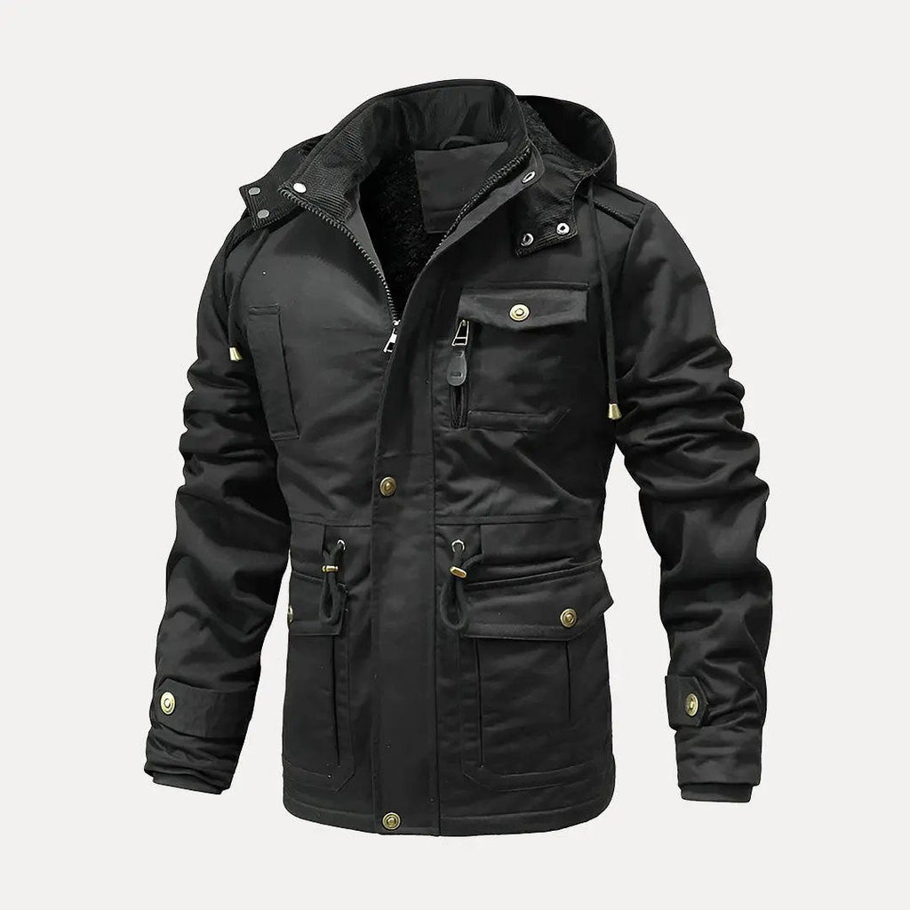 Men's Tactical Utility Jacket Black