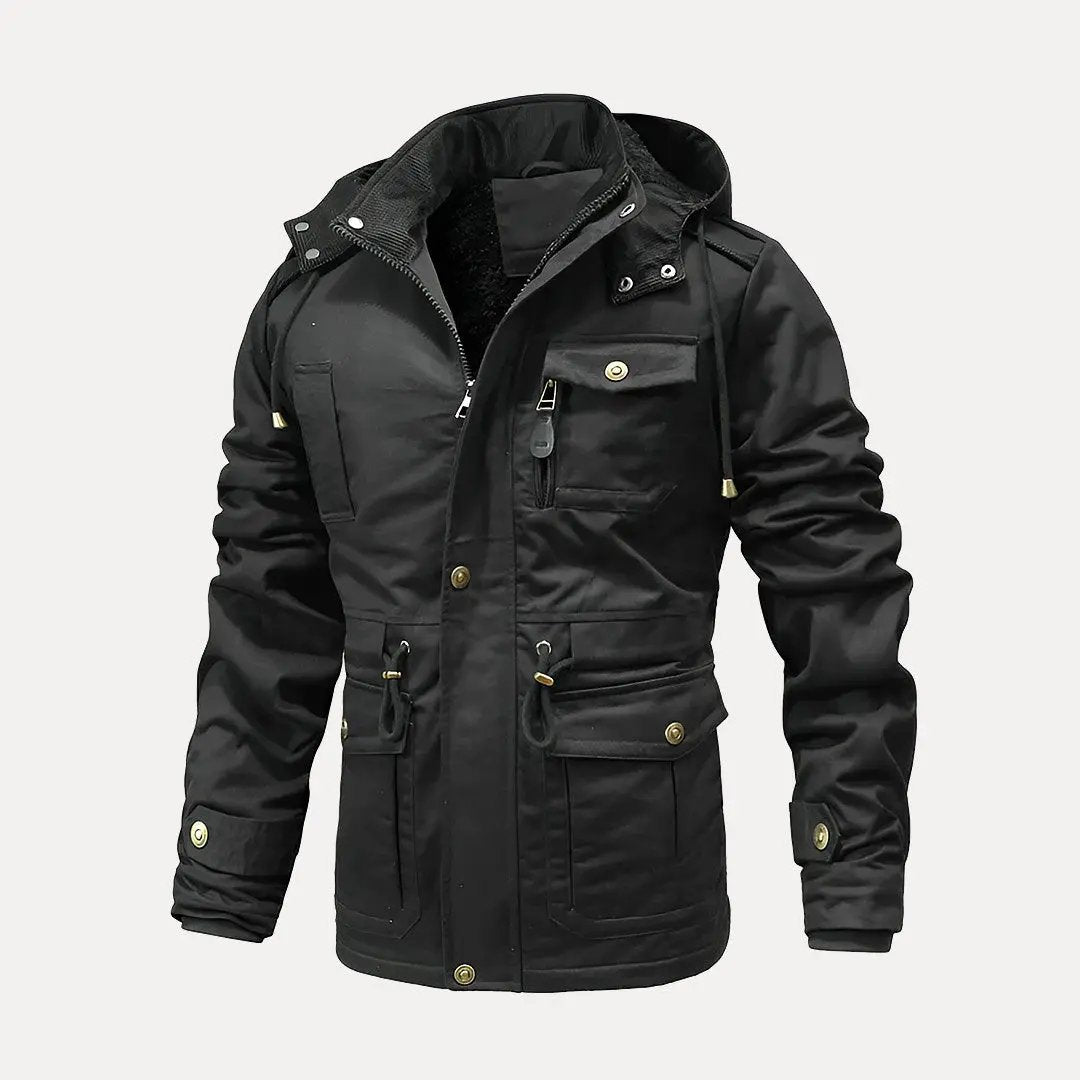 Men's Tactical Utility Jacket Black