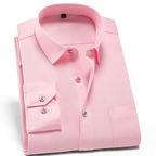 Men's Stretch Comfort Dress Shirt Pink