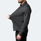 Men's Stretch Comfort Dress Shirt Black
