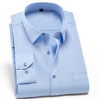 Men's Stretch Comfort Dress Shirt Light blue
