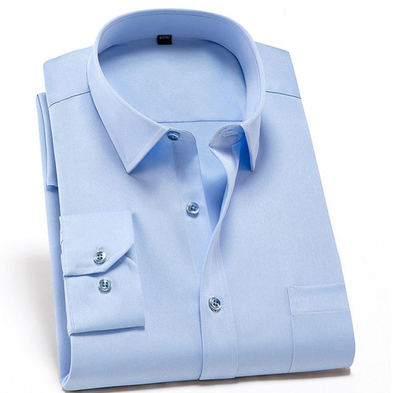 Men's Stretch Comfort Dress Shirt Light blue