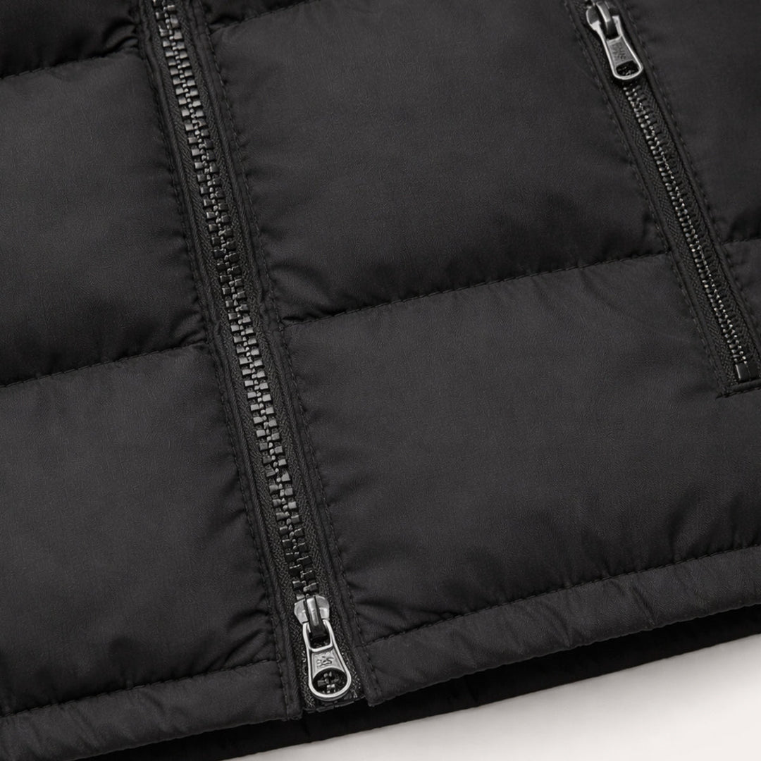 Colete masculino acolchoado, leve e quente, tipo puffer