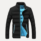 Quilted Puffer Jacket for Ultimate Warmth Blue