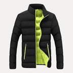 Quilted Puffer Jacket for Ultimate Warmth Lime