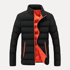 Quilted Puffer Jacket for Ultimate Warmth Red
