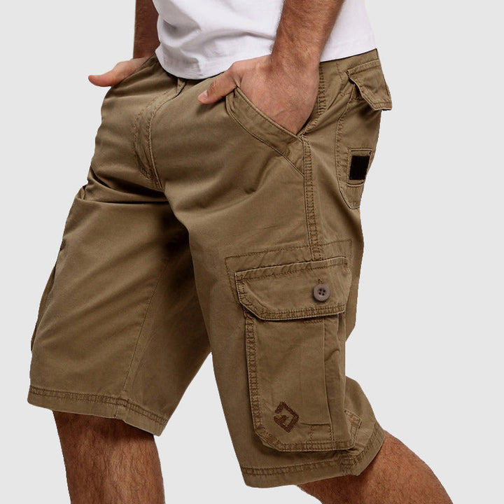 James | Men's Cargo Shorts with Side Pockets-MODAUTLET