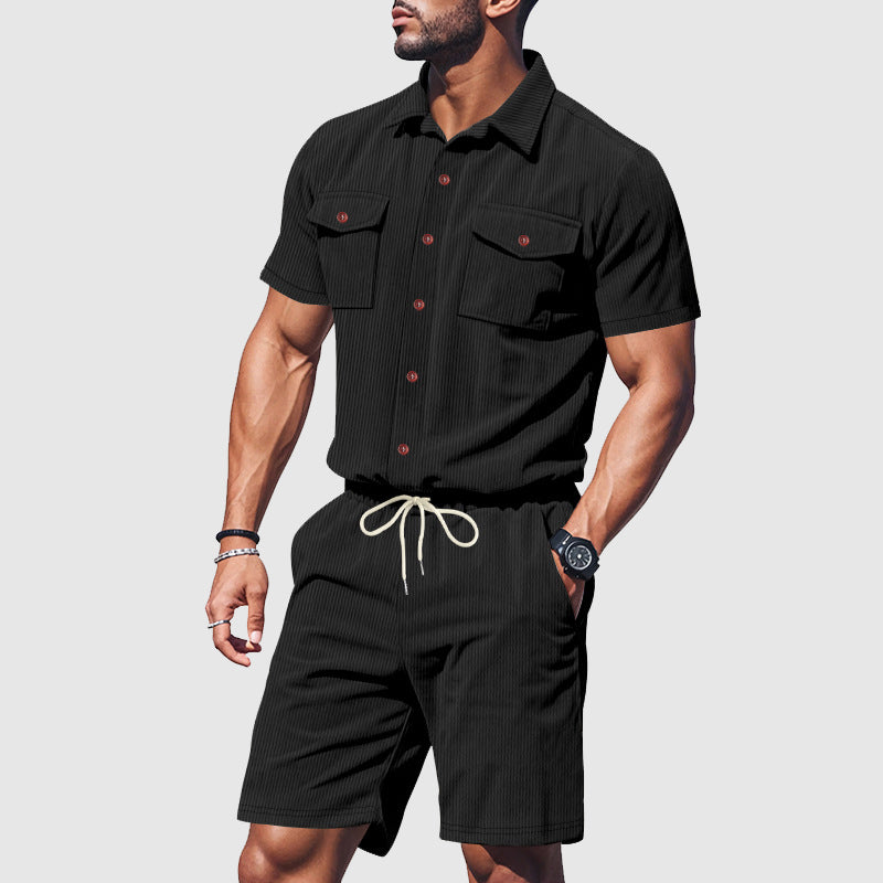 Men's Corduroy Explorer Duo Set-MODAUTLET