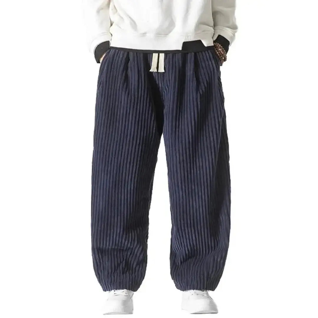 Loose Fit Corduroy Pants for Comfort and Style-MODAUTLET