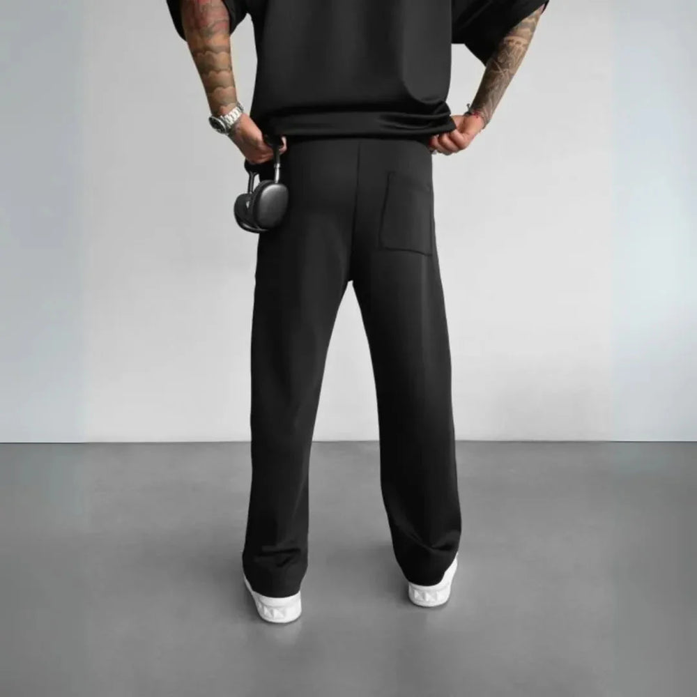 Straight-Leg Casual Pants for Everyday Comfort-MODAUTLET