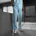 Straight-Leg Casual Pants for Everyday Comfort Blue