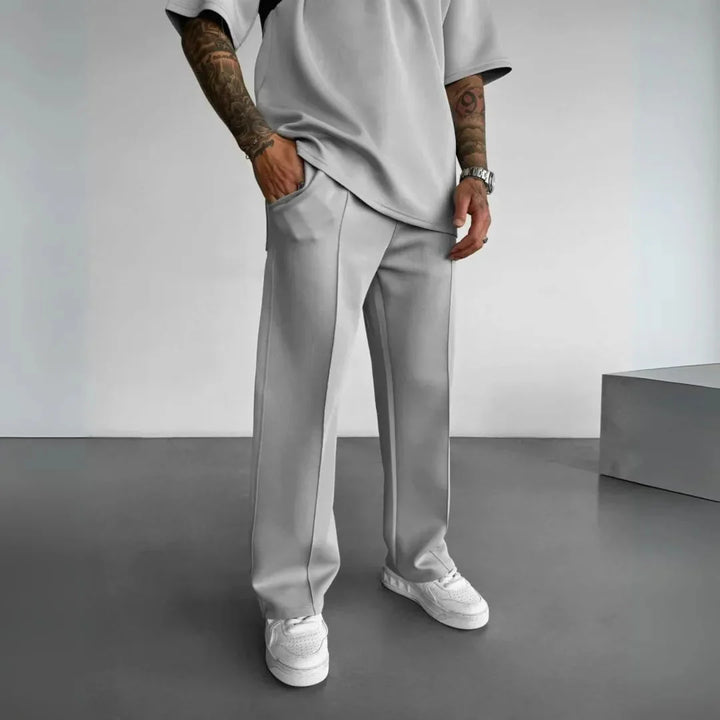 Straight-Leg Casual Pants for Everyday Comfort-MODAUTLET