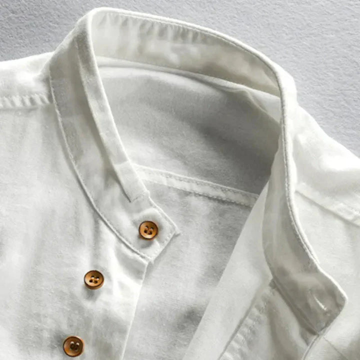 Camicia da uomo a maniche lunghe ispirata al Giappone