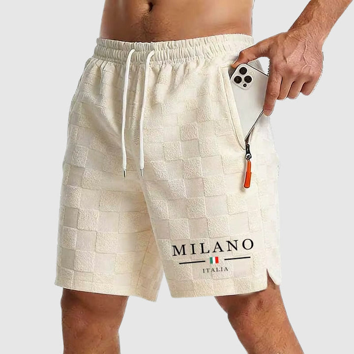 Jesse | Men's Drawstring Shorts with Zip Pockets-MODAUTLET