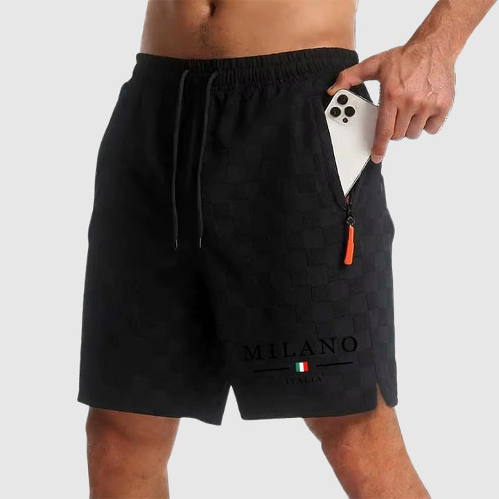 Jesse | Men's Drawstring Shorts with Zip Pockets-MODAUTLET