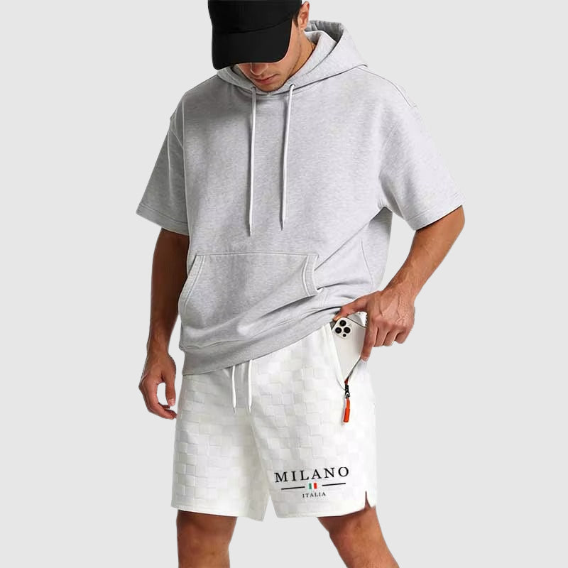 Jesse | Men's Drawstring Shorts with Zip Pockets-MODAUTLET