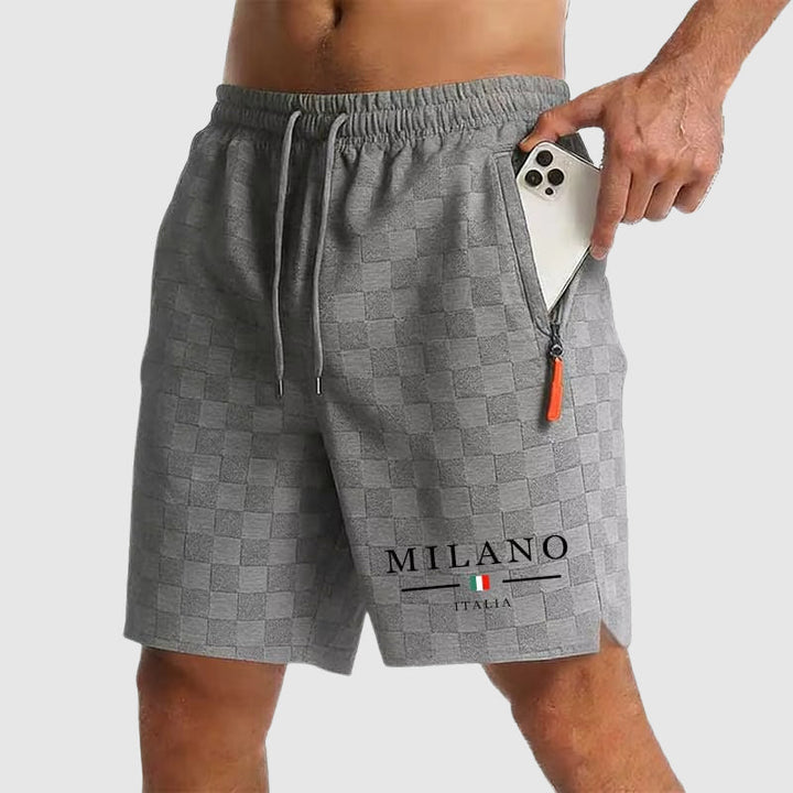 Jesse | Men's Drawstring Shorts with Zip Pockets-MODAUTLET