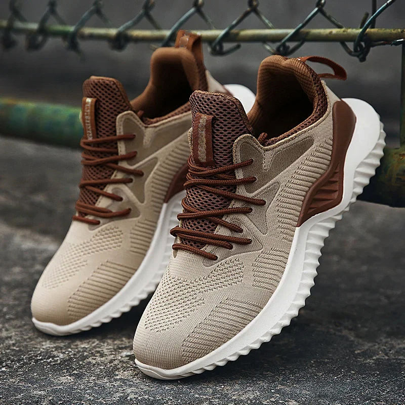 John | Men's Casual Mesh Panel Sneakers-MODAUTLET