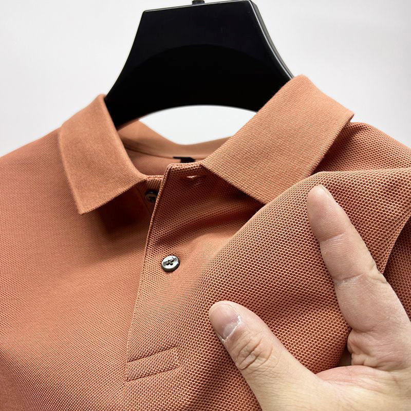 John | Men's Classic Knit Polo Shirt-MODAUTLET