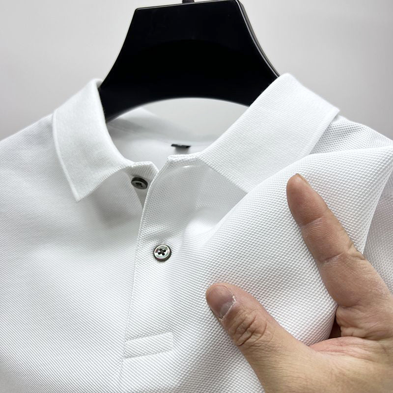 John | Men's Classic Knit Polo Shirt-MODAUTLET