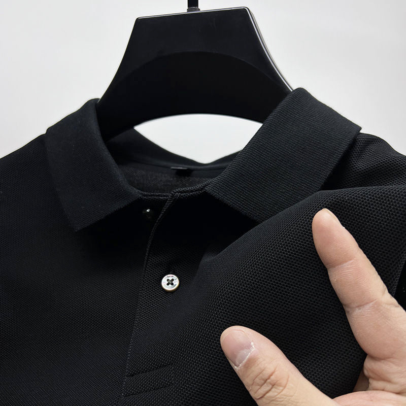 John | Men's Classic Knit Polo Shirt-MODAUTLET