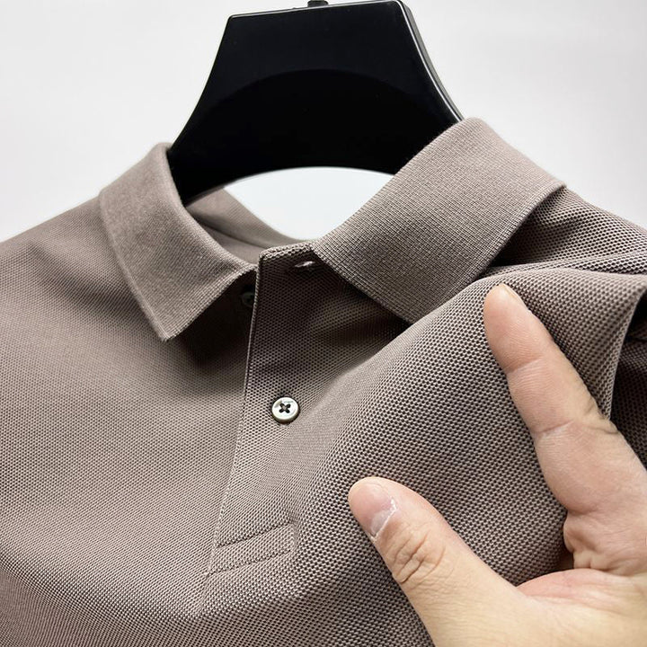 John | Men's Classic Knit Polo Shirt-MODAUTLET