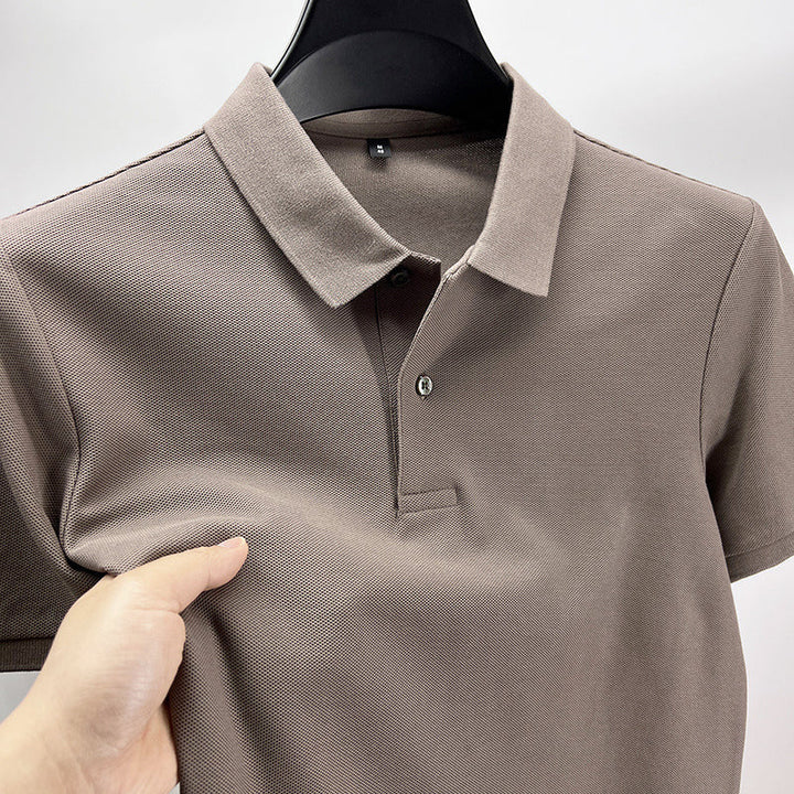 John | Men's Classic Knit Polo Shirt-MODAUTLET