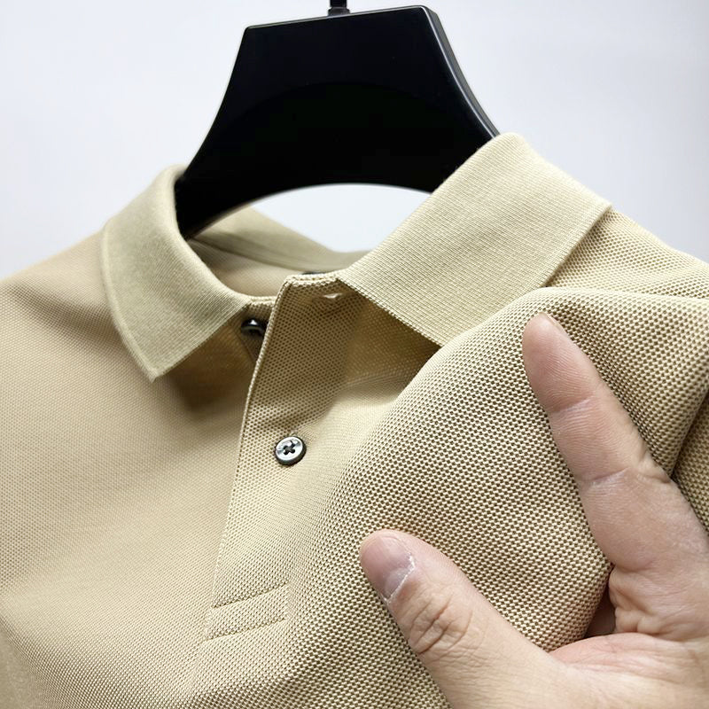 John | Men's Classic Knit Polo Shirt-MODAUTLET