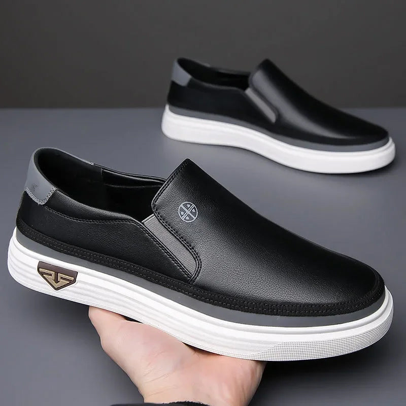 John | Men's Slip-On Shoes with Thick Sole-MODAUTLET