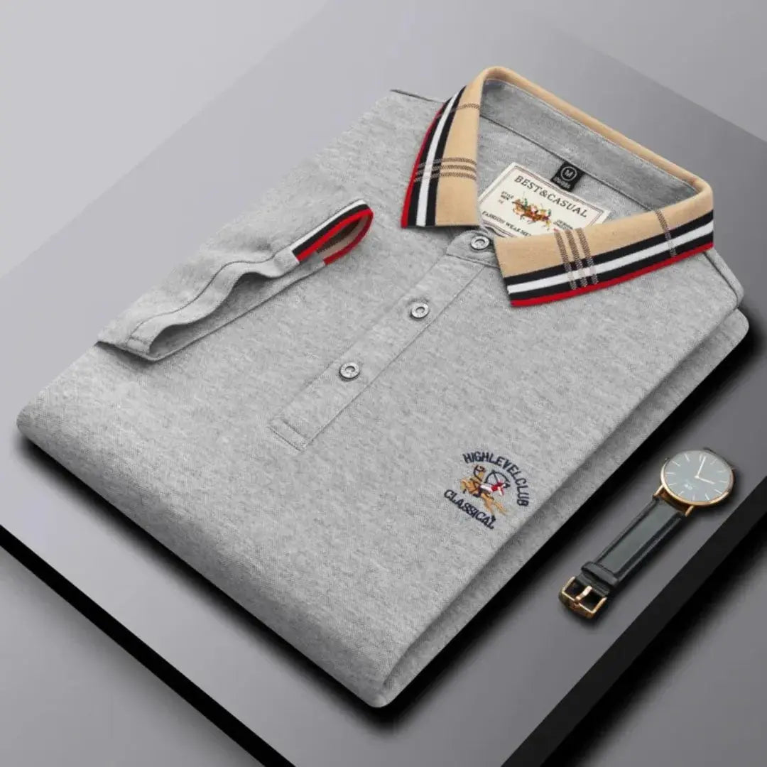 Kairo Classic Polo Shirt Light Gray