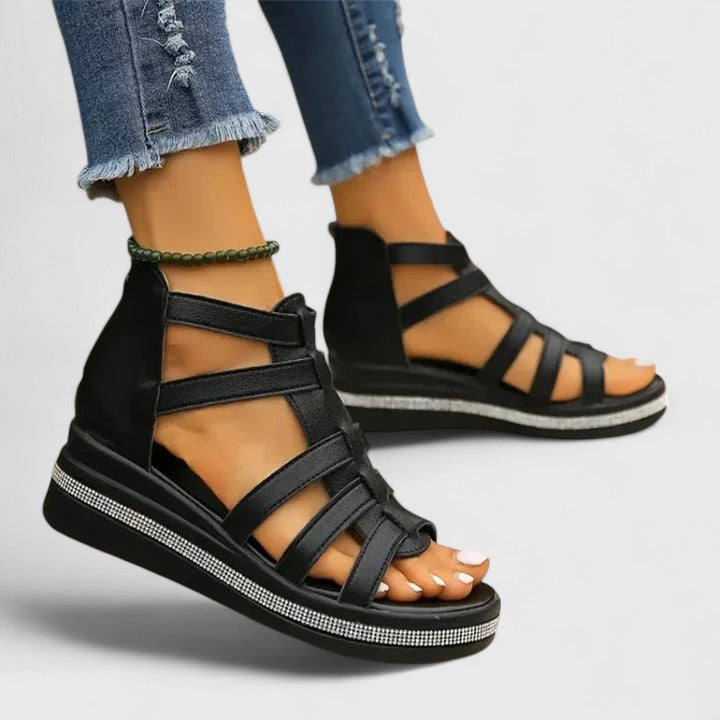 Kendall | Women's Orthopedic Strass Sandals-MODAUTLET