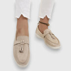Premium Women's Loafer - Stylish & Comfortable Footwear Beige