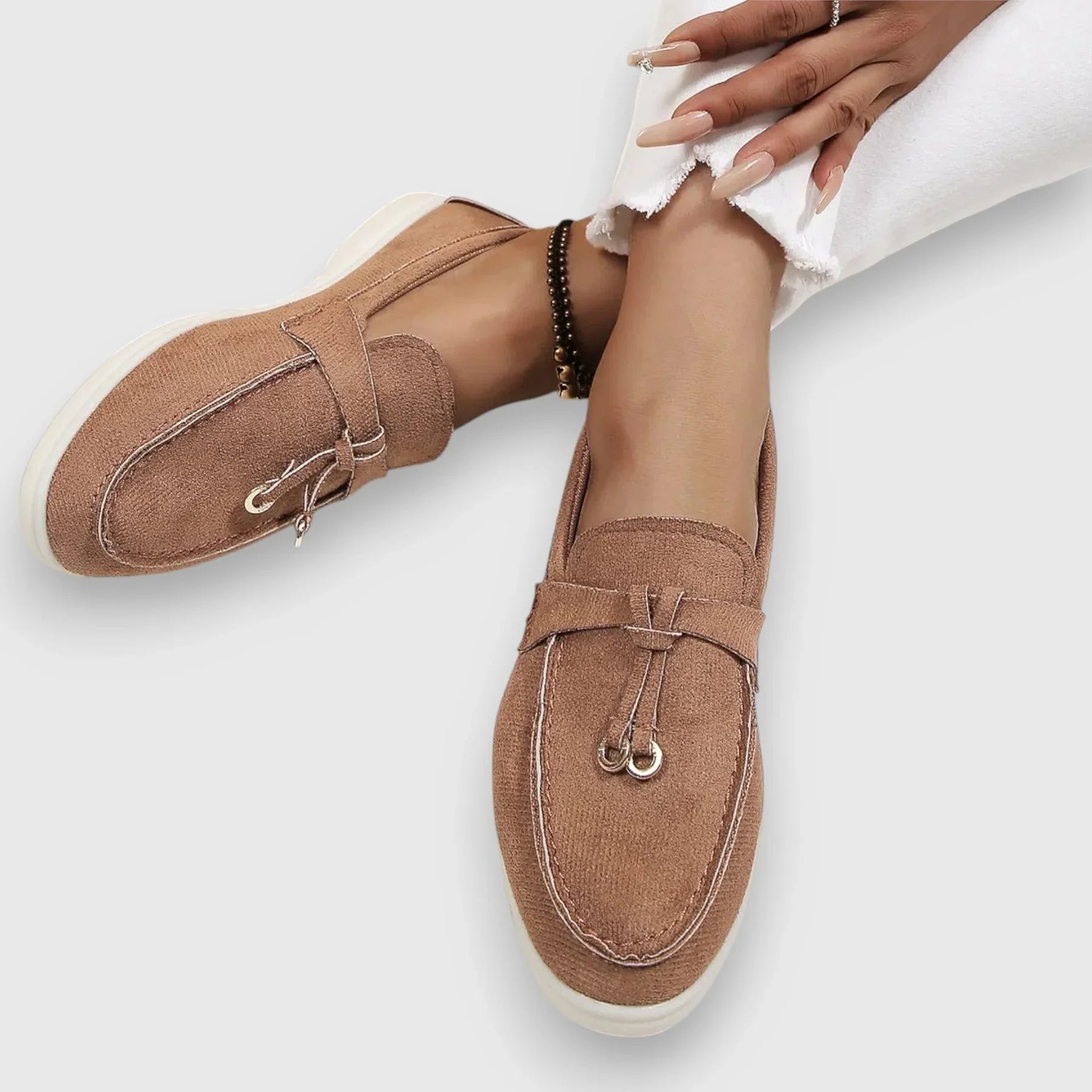 Premium Women's Loafer - Stylish & Comfortable Footwear Brown
