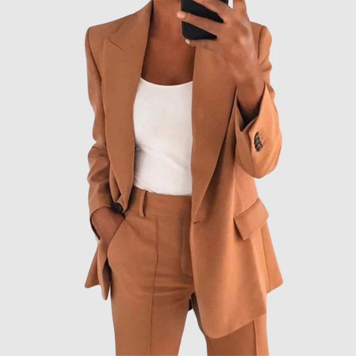 Womens Blazer And Pants Set For Work Professional Suit-MODAUTLET