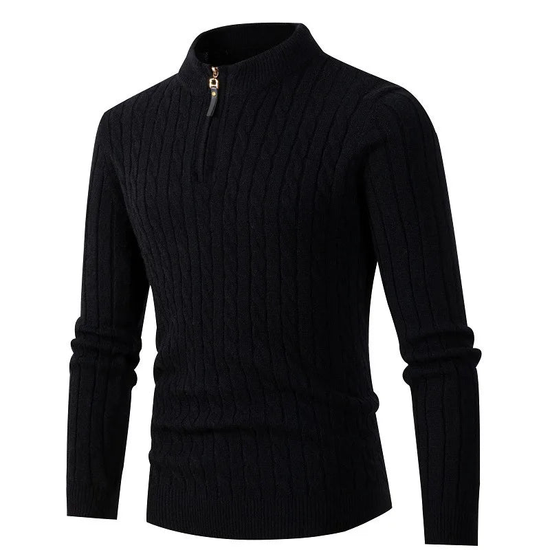 Knitted Liverpool Sweater for Ultimate Comfort Black