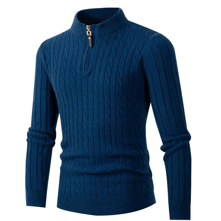 Knitted Liverpool Sweater for Ultimate Comfort Blue